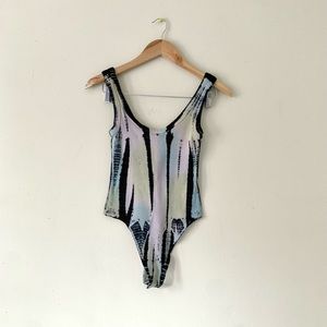 All Saints Tie Dye Body Suit